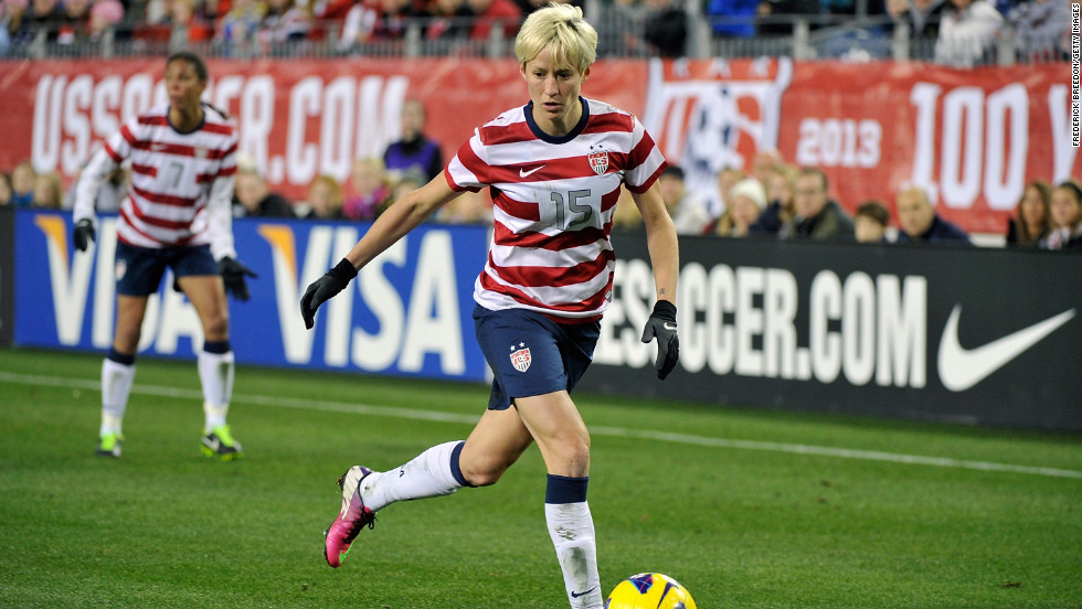 In 2012, U.S. women&#39;s soccer player Megan Rapinoe confirmed in Out magazine that she was a lesbian.