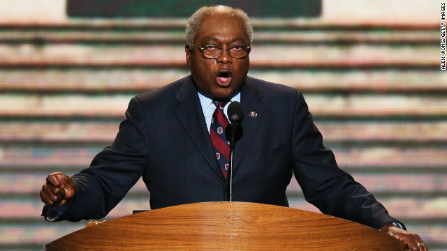 Rep. Jim Clyburn, a South Carolina Democrat and Assistant Democratic Leader, is pictured.