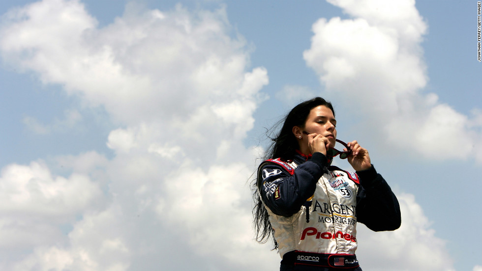 Patrick waits during practice for the Bombardier Learjet 500 in 2005 in Fort Worth, Texas.