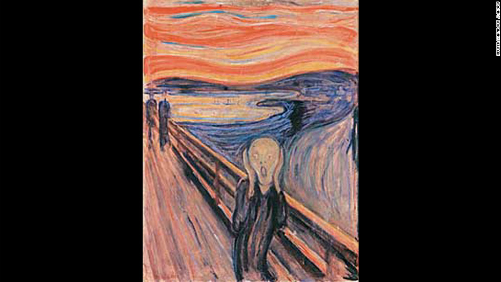 A version of Edvard Munch&#39;s &quot;The Scream&quot; was one of two paintings by the artist to be stolen from the Munch Museum in Oslo, Norway, in 2004.