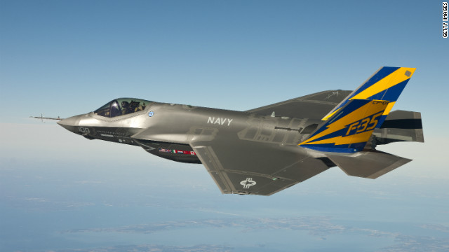 In this image released by the U.S. Navy, the Navy variant of the F-35 conducts a test flight on February 11, 2011.