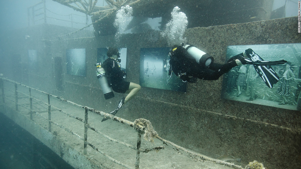 More than 10,000 divers visited the underwater gallery. &quot;It&#39;s unique. Nobody has ever done a photography exhibition underwater before,&quot; said Dodd.