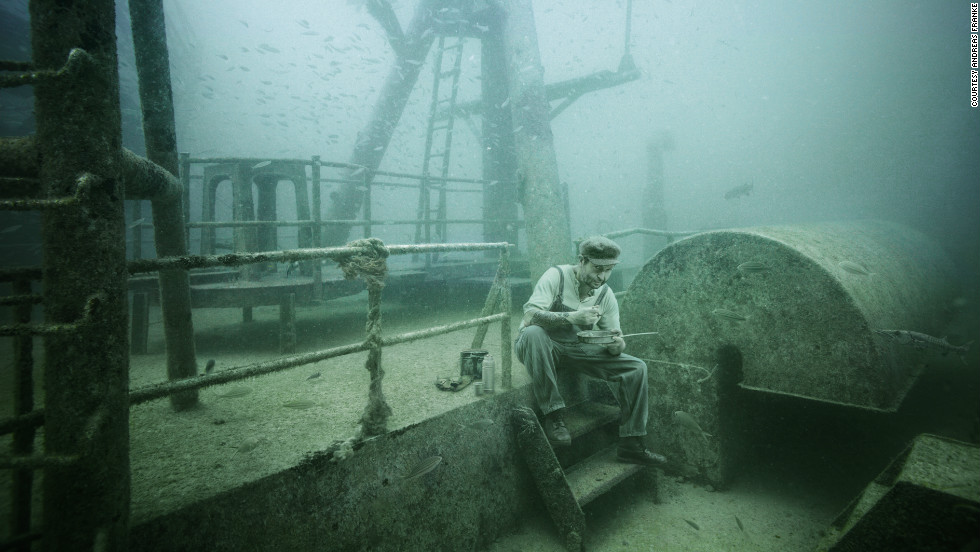 Ghostly Underwater Art Gallery Breathes New Life To Sunken