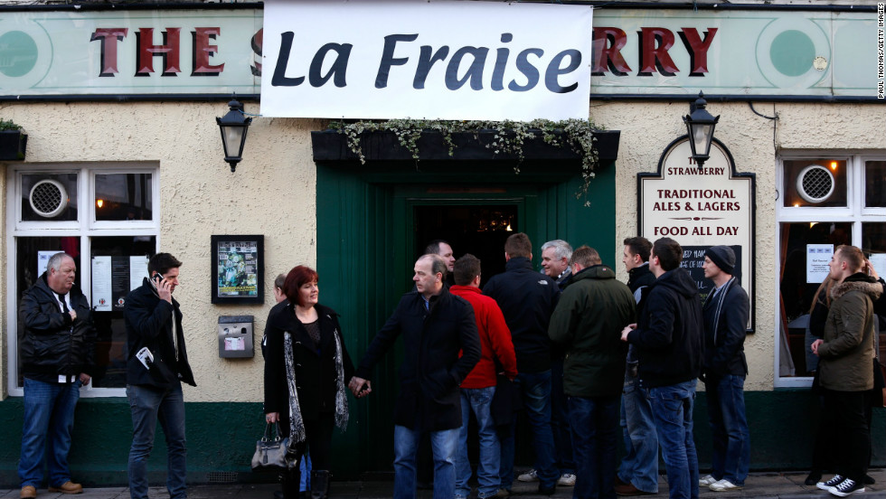 The locals have even renamed their own pub &quot;La Fraise&quot; instead of its original name, &quot;The Strawberry.&quot;  Newcastle is more famous for its Brown Ale than its Chardonnay and Merlot.
