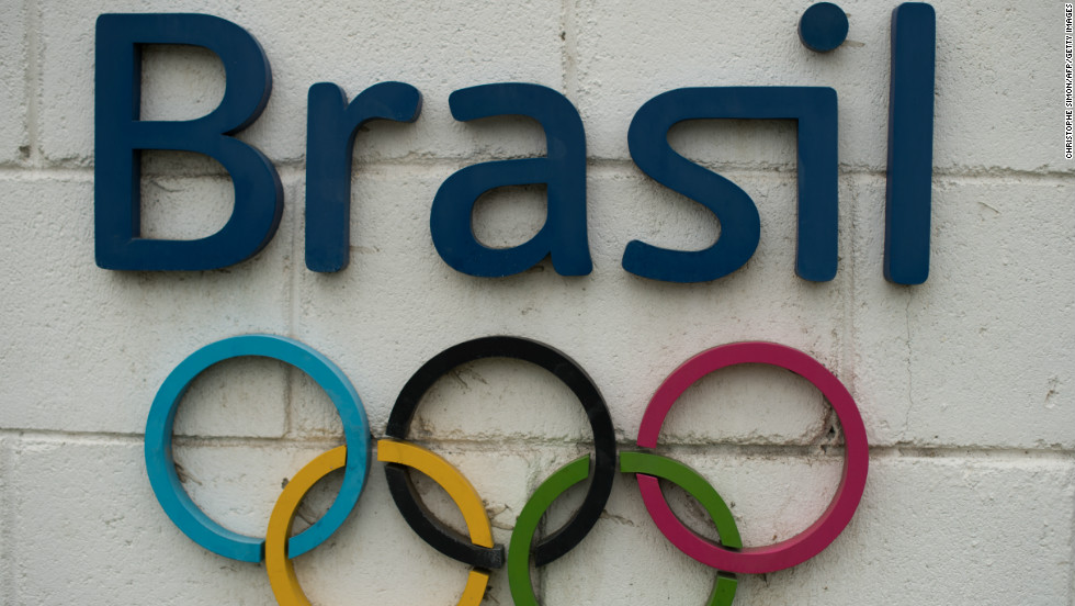 The Rio 2016 Olympics logo is seen on a wall of the future Olympic Park in construction in Barra de Tijuca, Rio de Janeiro, Brazil on November 20, 2012.