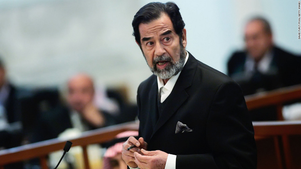 Just hours before the United States began bombing Iraq in 2003, Saddam Hussein&#39;s family took $1 billion from the country&#39;s central bank. People who lived near the Central Bank at the time told CNN that they saw three or four trucks backed up to the bank, and that people appeared to be load money onto them. Since he was acting as an absolute ruler at the time, it may have seemed to him more like a withdrawal than a robbery.