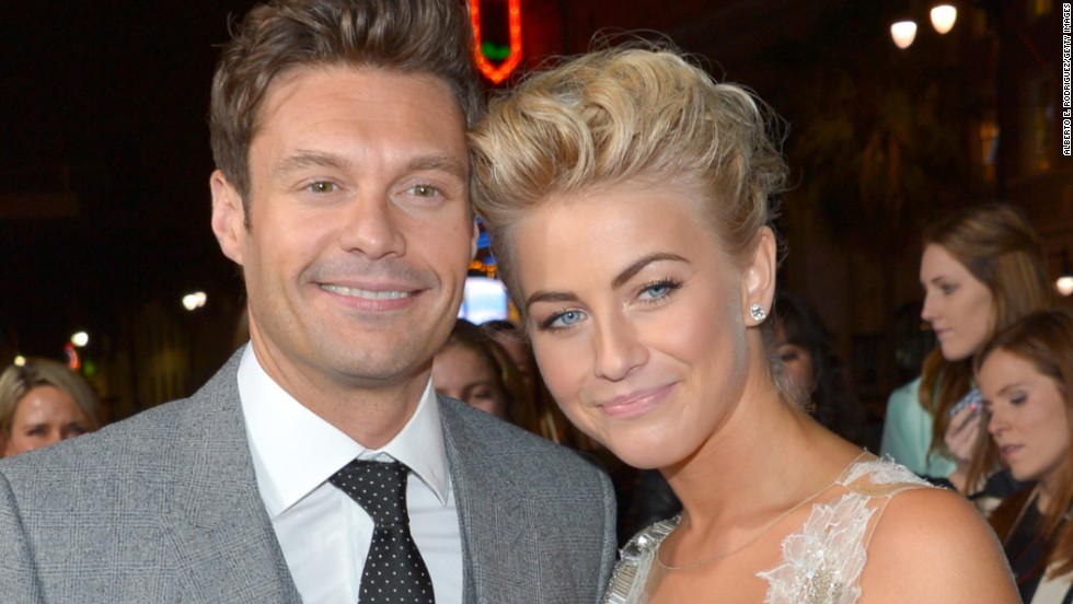 Julianne Hough and Ryan Seacrest decided to take a break in March 2013 after more than two years together, &lt;a href=&quot;http://www.people.com/people/article/0,,20682156,00.html&quot; target=&quot;_blank&quot;&gt;People&lt;/a&gt; reported. The duo&#39;s busy schedules were to blame, but they plan to stay friends, sources told the magazine.