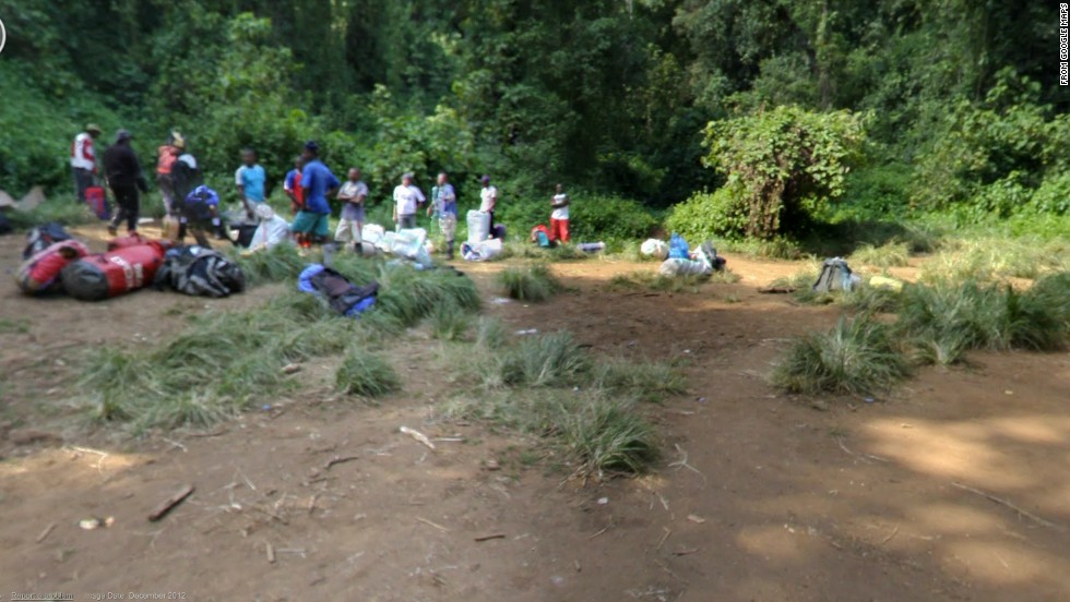 A resting spot along the popular Lemosho Trail, which many mountaineers use to climb Tanzania&#39;s 19,341-foot Mount Kilimanjaro, the highest point in Africa.