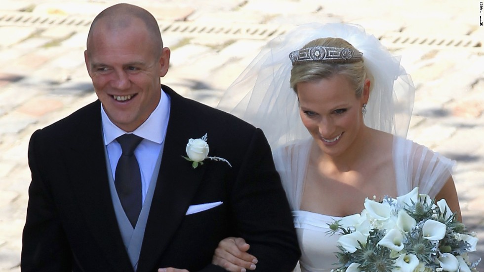 The news of the romance between England&#39;s rugby World Cup winner Mike Tindall and Zara Philips, the Queen&#39;s granddaughter, came as a surprise to many - but they happily tied the knot in 2011. One year later, Philips won an Olympic silver in the equestrian team event. 
