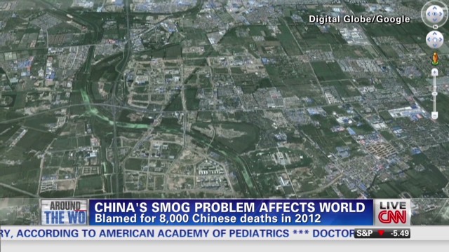 China&#39;s smog problem affects world