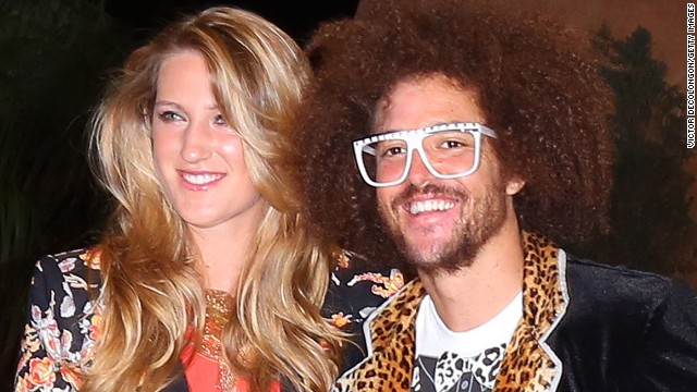  Victoria Azarenka and LMFAO singer Redfoo at a players&#39; party at the IW Club on  in Indian Wells, California on March 7.