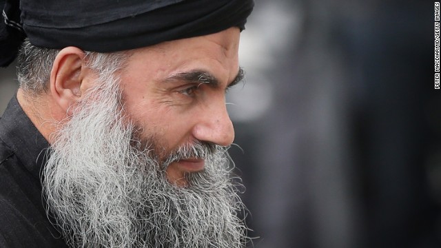 Abu Qatada, shown in November 2012, was convicted in absentia in Jordan in 1999 on conspiracy charges.
