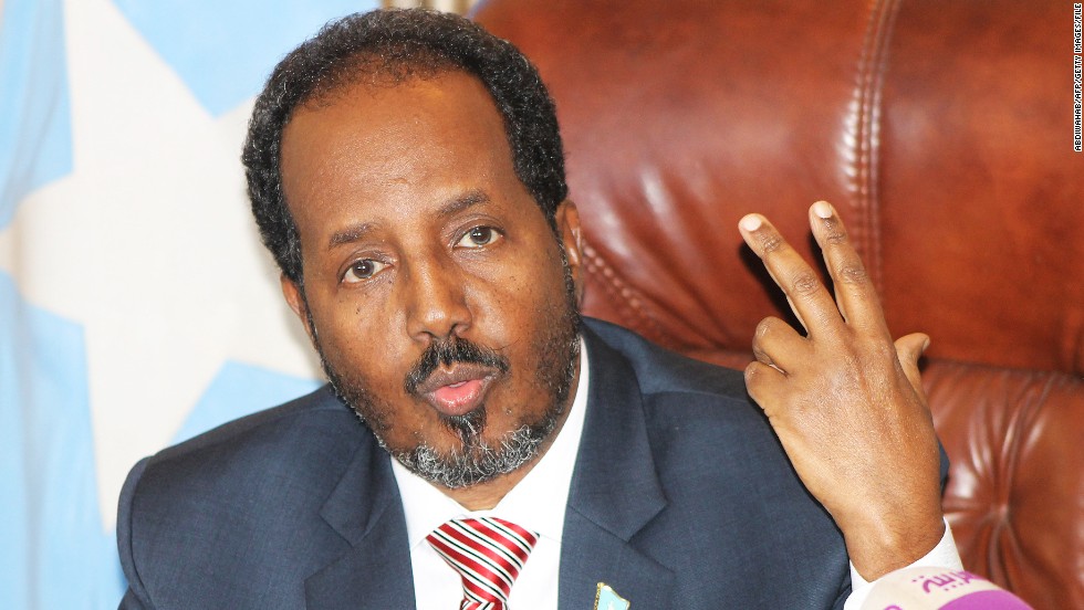 President Hassan Sheikh Mohamud, an academic and activist who has also worked for the United Nations and other organizations, was sworn in at the capital, Mogadishu 