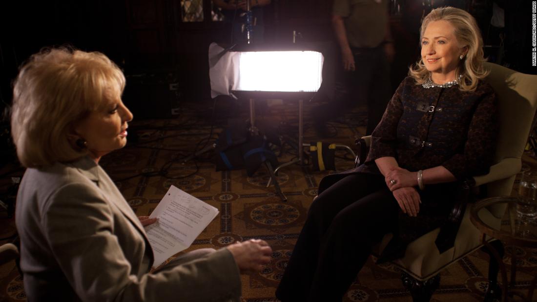 Walters&#39; annual specials on the year&#39;s &quot;most fascinating people&quot; focused on big names in entertainment, sports, politics and popular culture. In 2012, she interviewed then-Secretary of State Hillary Clinton.