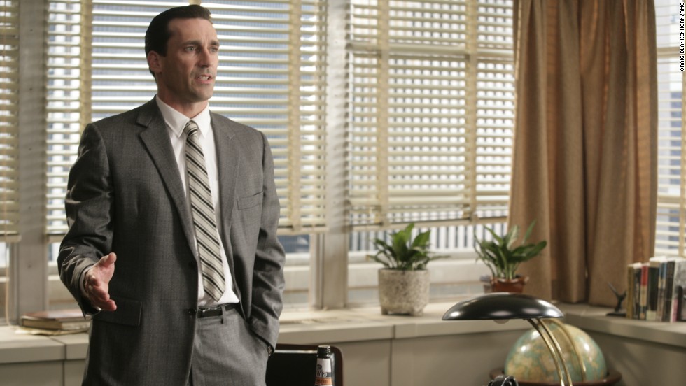 Jon Hamm stars as Don Draper, an ad agency creative director, in the first season of &quot;Mad Men,&quot; set in the year 1960.