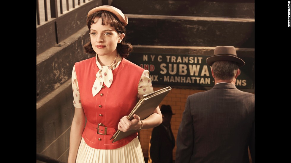 Peggy takes public transportation in season 3.