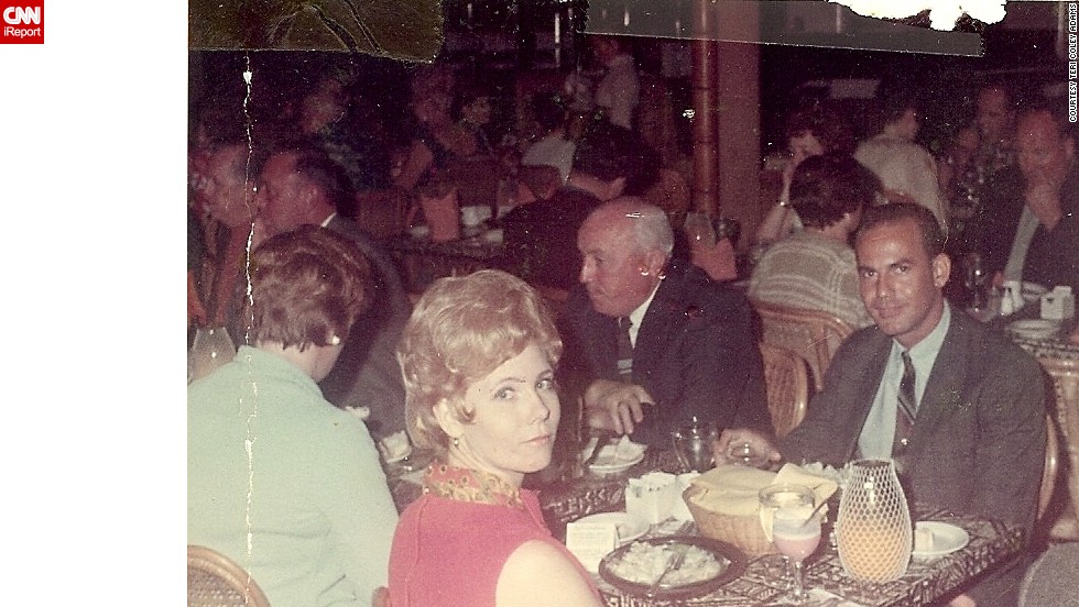 &lt;a href=&quot;http://ireport.cnn.com/docs/DOC-948004&quot;&gt;Teri Coley Adams&#39; parents&lt;/a&gt; enjoy an evening in Oahu, Hawaii, in 1969. Her dad is wearing a thin striped tie and a sports jacket. Her mom has on a red linen dress with a matching satin red peacock scarf. &quot;As I recall, the dress was pretty short, well above Mom&#39;s knees, but she had the legs for it,&quot; Adams says.