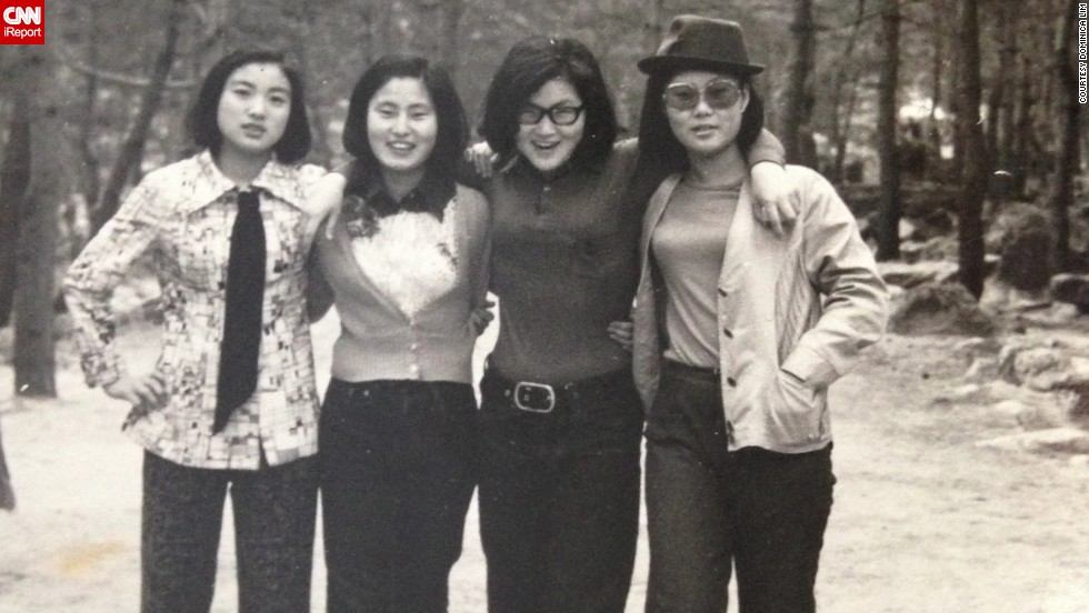 &lt;a href=&quot;http://ireport.cnn.com/docs/DOC-948735&quot;&gt;Dominica Lim&#39;s mom&lt;/a&gt;, far left, wears a tie and bell-bottom pants as she poses for a picture with her friends in South Korea in 1969. &quot;I think the fashion of the 1960s was very classy with a touch of fun,&quot; Lim says.