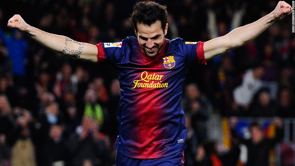 Meanwhile United have made several unsuccessful bids to sign Barcelona midfielder Cesc Fabregas, who before rejoining the Catalan club had played for Arsenal.