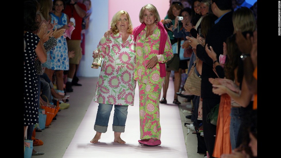 &lt;a href=&quot;http://www.cnn.com/2013/04/07/us/lilly-pulitzer-dead/index.html?iref=allsearch&quot;&gt;Designer Lilly Pulitzer&lt;/a&gt;, right, died on April 7 at age 81, according to her company&#39;s Facebook page. The Palm Beach socialite was known for making sleeveless dresses from bright floral prints that became known as the &quot;Lilly&quot; design. 