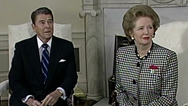 Thatcher and Reagan: political soulmates