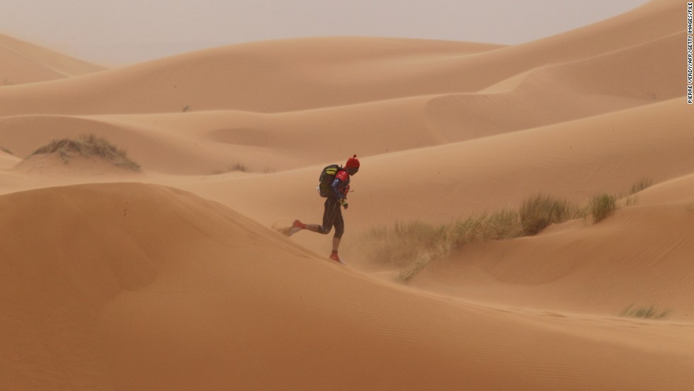 Known as the world&#39;s most difficult footrace, the MDS requires competitors to complete the equivalent of five and a half marathons over six stages, in extreme heat that can reach 50C.
