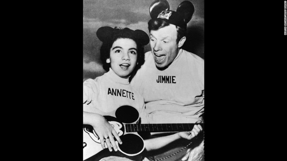 &lt;a href=&quot;http://www.cnn.com/2013/04/08/showbiz/annette-funicello-obit/index.html&quot;&gt;Annette Funicello&lt;/a&gt;, one of the best-known members of the original 1950s &quot;Mickey Mouse Club&quot; and a star of 1960s &quot;beach party&quot; movies, died at age 70 on April 8. Pictured, Funicello performs with Jimmie Dodd on &quot;The Mickey Mouse Club&quot;  in1957.