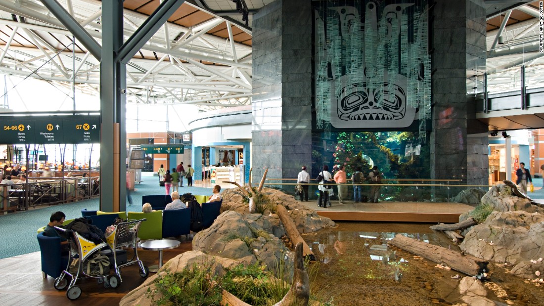 &quot;Ultra-welcoming, thoughtfully designed, extremely comfortable and fantastically friendly, YVR topped our North American charts for another year running,&quot; said Sleeping in Airports. Highlights at Vancouver International Airport include the giant aquarium in the international departures lounge, dozens of art and museum exhibits, self-guided tours and a decent variety of shops and restaurants. 