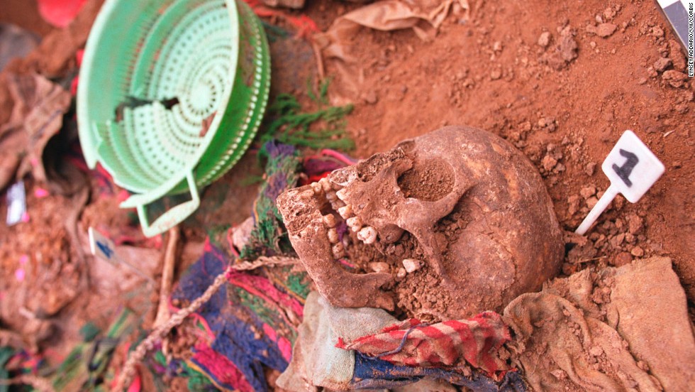 Following the 2002 exhumation, ceremonies were held to properly bury the dead.