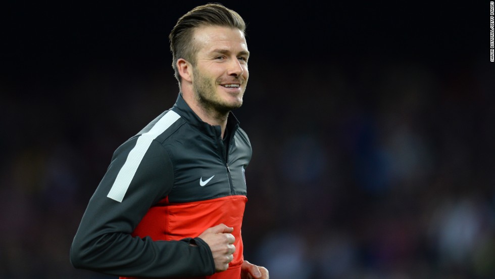 David Beckham had to make do with a place on the substitutes bench for Paris Saint-Germain. The former Real Madrid man had hoped to earn a start against his old club&#39;s great rival.