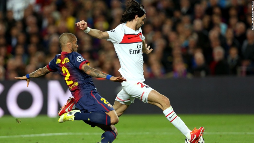 After wasting a whole host of chances in the first half, PSG finally made the breakthrough when Javier Pastore fired home five minutes after the interval. The Argentina international ran onto Ibrahimovic&#39;s through ball before beating Barcelona keeper Victor Valdes.