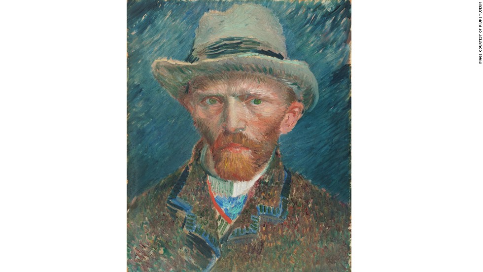 The museum&#39;s collection of one million objects, some 8,000 of which are on display at any one time, span 800 years, from the Middle Ages to modern artist Piet Mondrian, and including this 1887 self portrait by Vincent Van Gogh.