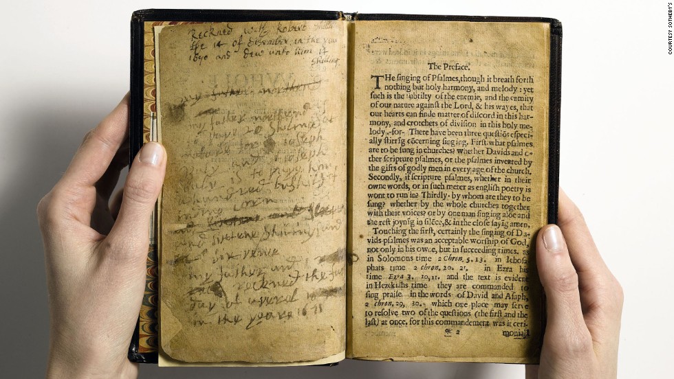 &quot;The Whole Booke of Psalmes&quot; -- universally known as &quot;The Bay Psalm Book&quot; -- was produced in the virtual wilderness of Massachusetts Bay Colony by the Congregationalist Puritans. When it sold for $14,165,000, it set a world auction record for any printed book.