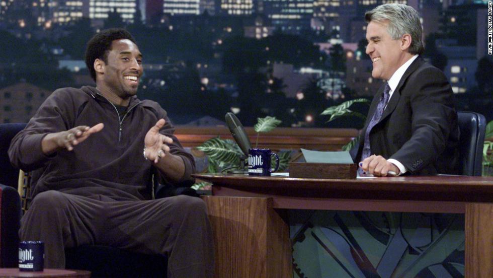 Bryant appears on &quot;The Tonight Show with Jay Leno&quot; at NBC Studios on June 28, 2001, in Burbank, California.