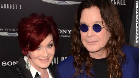 Sharon Osbourne says she forced an assistant to enter a burning house to retrieve artwork and then fired him