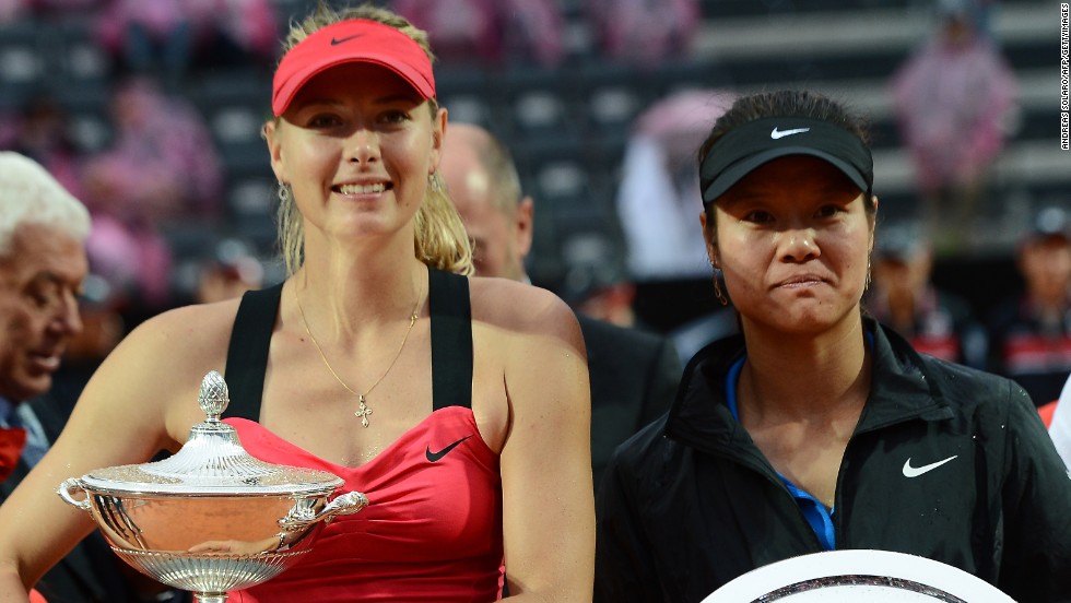 Sharapova defeated Li Na in last year&#39;s final of the Italian Open, the perfect buildup to the French Open. Sharapova and Li are the two highest-paid female athletes in the world and share the same agent. 