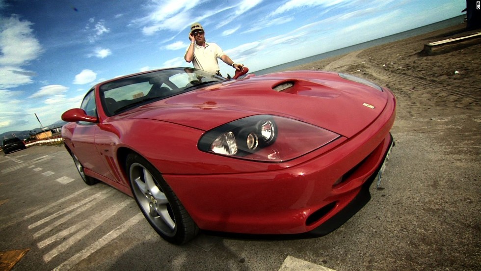 Another love of Jimenez&#39;s is his Ferrari -- he might be laid back but the need for speed still gives him a thrill.