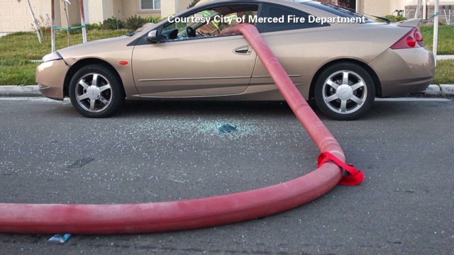 Firefighters Post Photo Of A Car Parked In Front Of A Hydrant To Teach