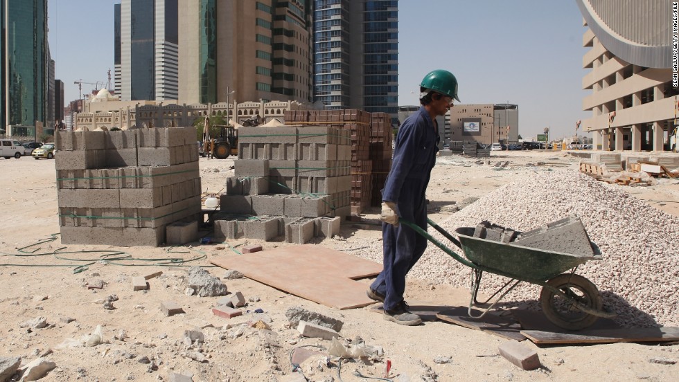 The ITUC points to Qatar&#39;s system of sponsorship which ties workers to employers and has been abused in the past. They also point to the high number of worker deaths and the conditions that many find themselves in. Temperatures on building sites in the summer months can hit 50 degree Celcius. 