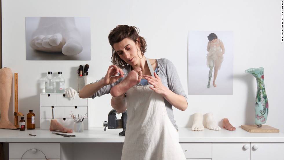 Sophie de Oliveira Barata is director of the Alternative Limb Project (ALP). She says she is challenging the belief that prosthetic limbs should aim to look as realistic as possible.