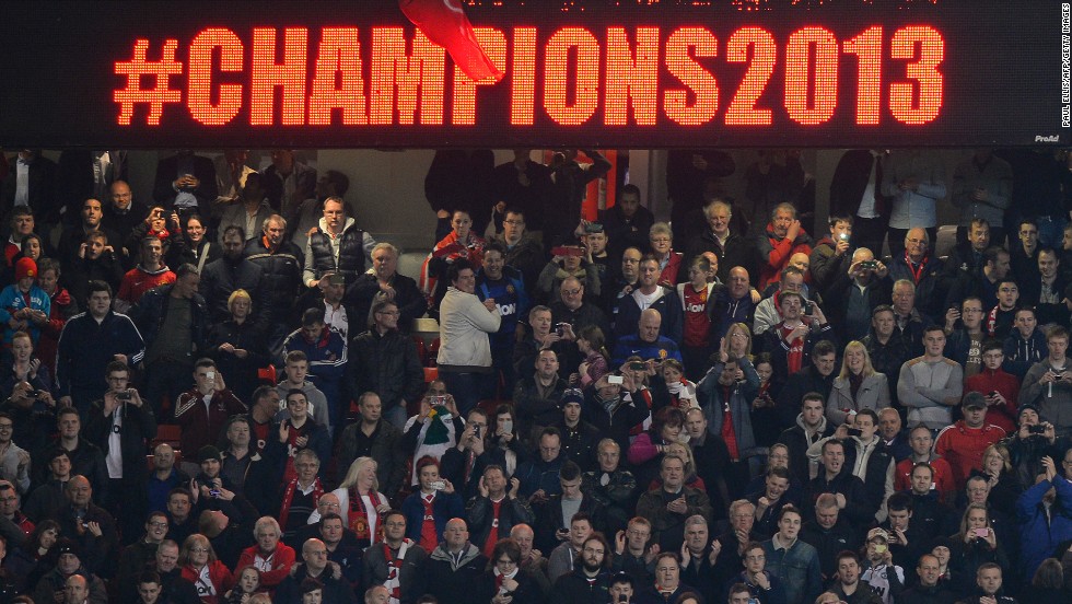 United&#39;s fans had double reason to celebrate as the victory ended the hopes of rivals Manchester City, who won the title on a dramatic final day of last season.