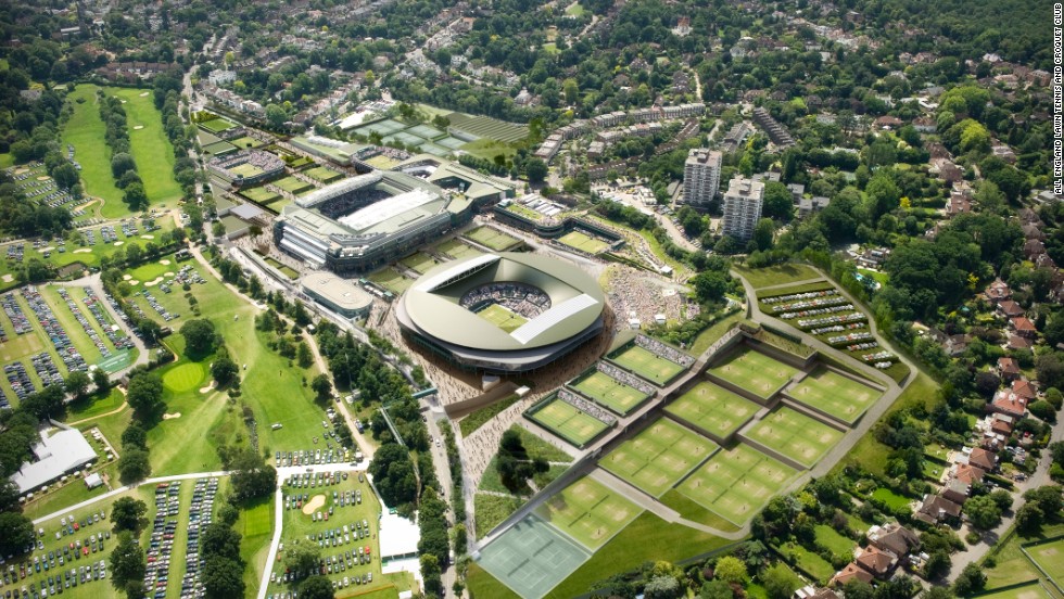 The All England Club, which organizes the Wimbledon Championship, has revealed that it will build a new roof on No.1 Court.