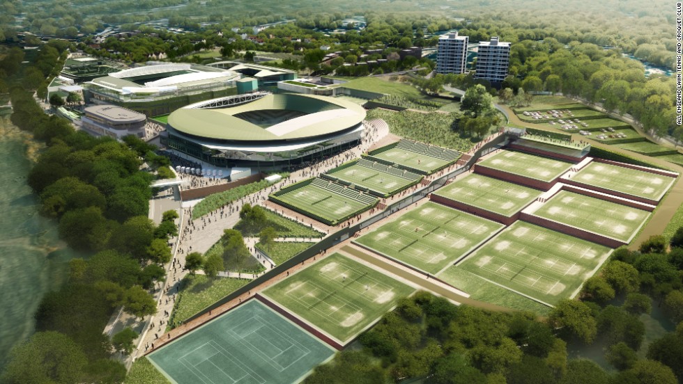 This is an artist&#39;s impression of the completed project, which is expected to be ready in time for the 2019 tournament.