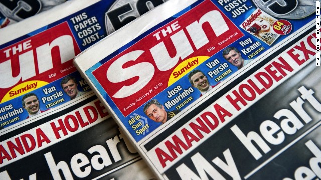 The new British Newspaper &#39;The Sun on Sunday&#39; on February 26, 2012 in London.