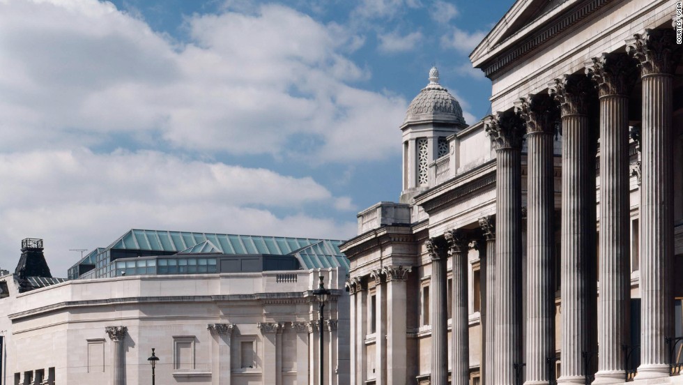 The Sainsbury Wing at London&#39;s National Gallery was built on the last open space in Trafalgar Square. 