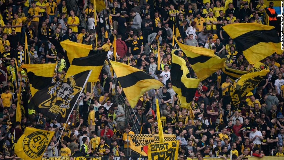 Borussia Dortmund fans are famed across the globe for their flags, banners and chants. Their team, which last won the competition in 1997, defeated Malaga in dramatic fashion in the quarterfinals to make it through to the last four.