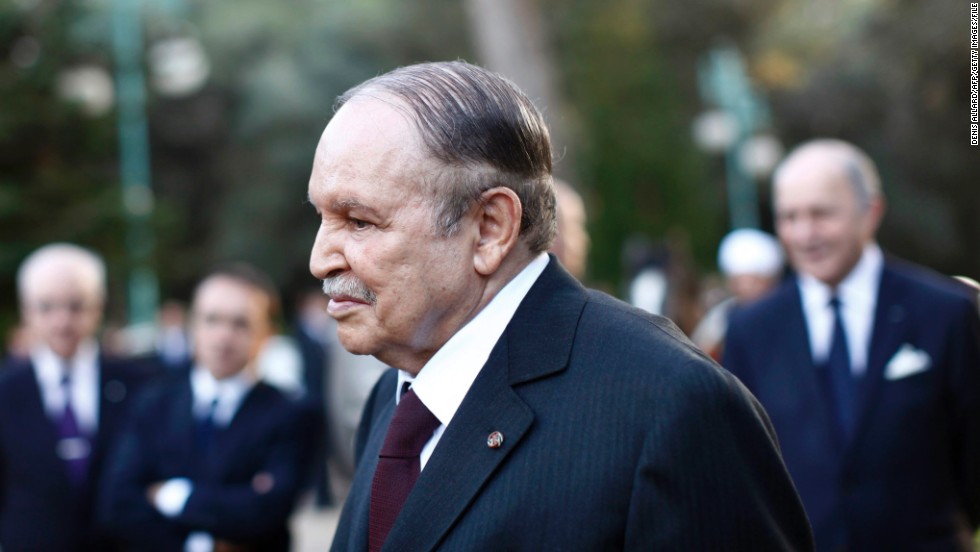 Algeria&#39;s President Abdelaziz Bouteflika is 78. Having been in his position since 1999, he is currently in his fourth term. He also served a long tenure as Minister of Foreign Affairs from 1963 to 1979.