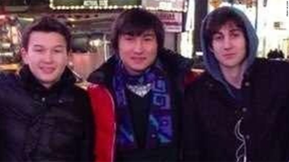 From left, Azamat Tazhayakov and Dias Kadyrbayev went with Boston bombing suspect Dzhokhar Tsarnaev to Times Square in this photo taken from the social media site VK.com. A federal grand jury &lt;a href=&quot;http://www.cnn.com/2013/08/08/justice/boston-bombing-obstruction-charges/index.html&quot;&gt;charged Tazhayakov and Kadyrbayev&lt;/a&gt; with obstructing justice and conspiracy to obstruct justice relating to the removal of a backpack from Tsarnaev&#39;s dorm room after the bombings. Tazhayakov was convicted of conspiracy and obstruction charges in July 2014. He faces up to 25 years in prison at his sentencing in October. He has filed an appeal.