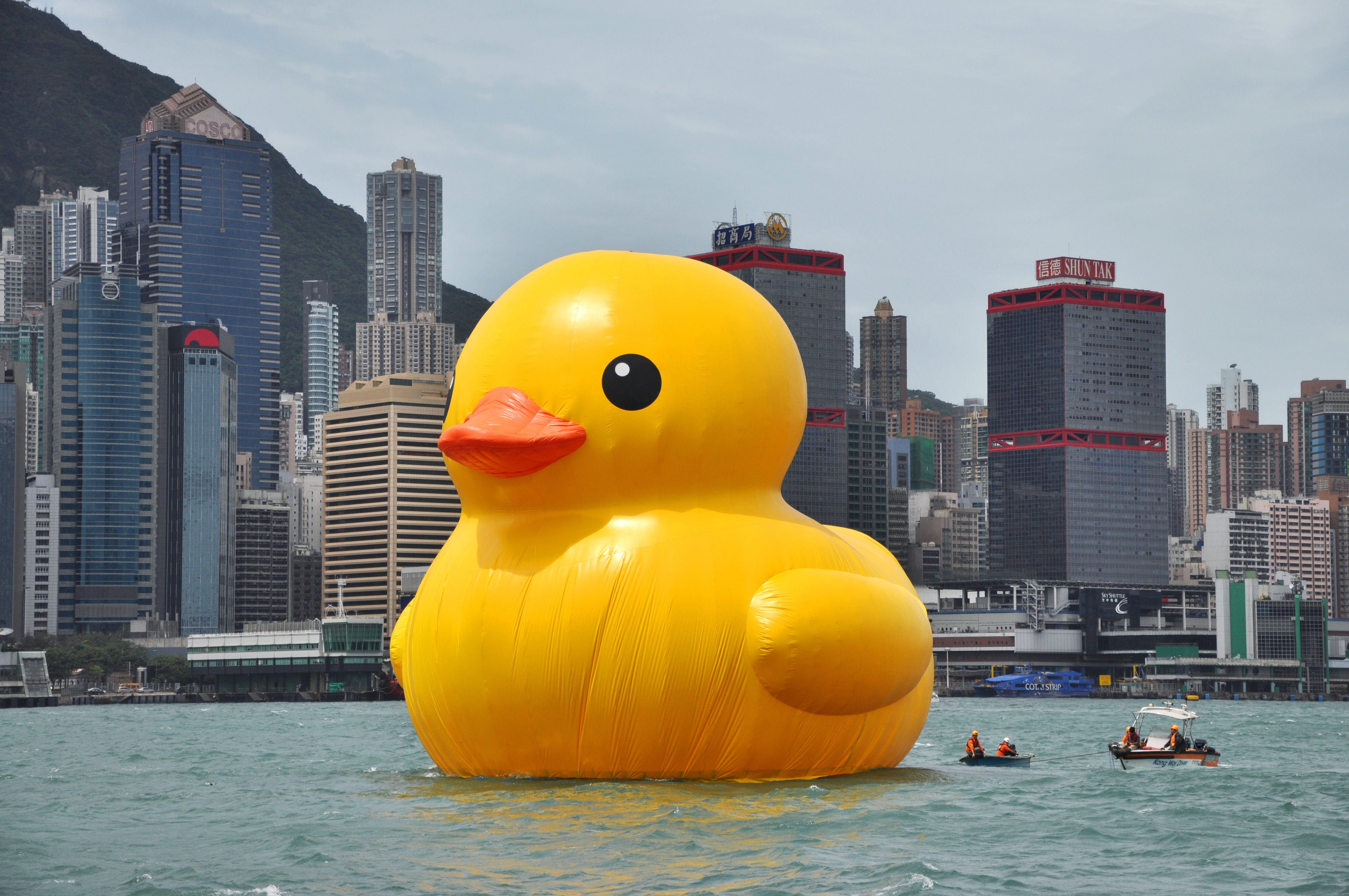 Image result for Rubber Duck (sculpture)