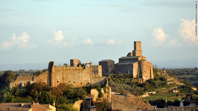 North of Rome, close to Tuscany&#39;s border, is Tuscania, a &quot;necropolis city&quot; where sarcophagi line the streets and tours are available to ancient tombs.